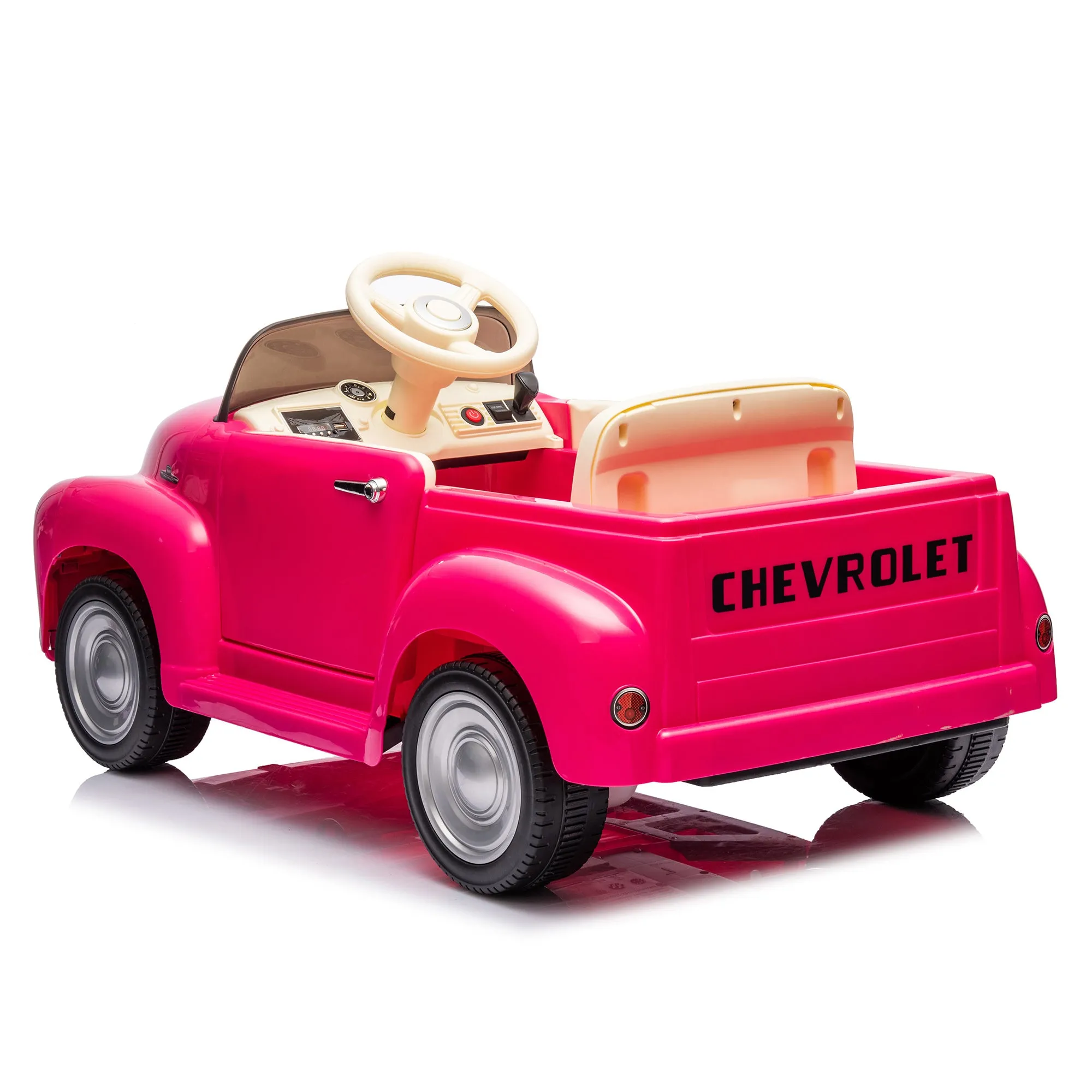 12V Chevrolet 3100 Kids Ride-On Truck with Parent Control System