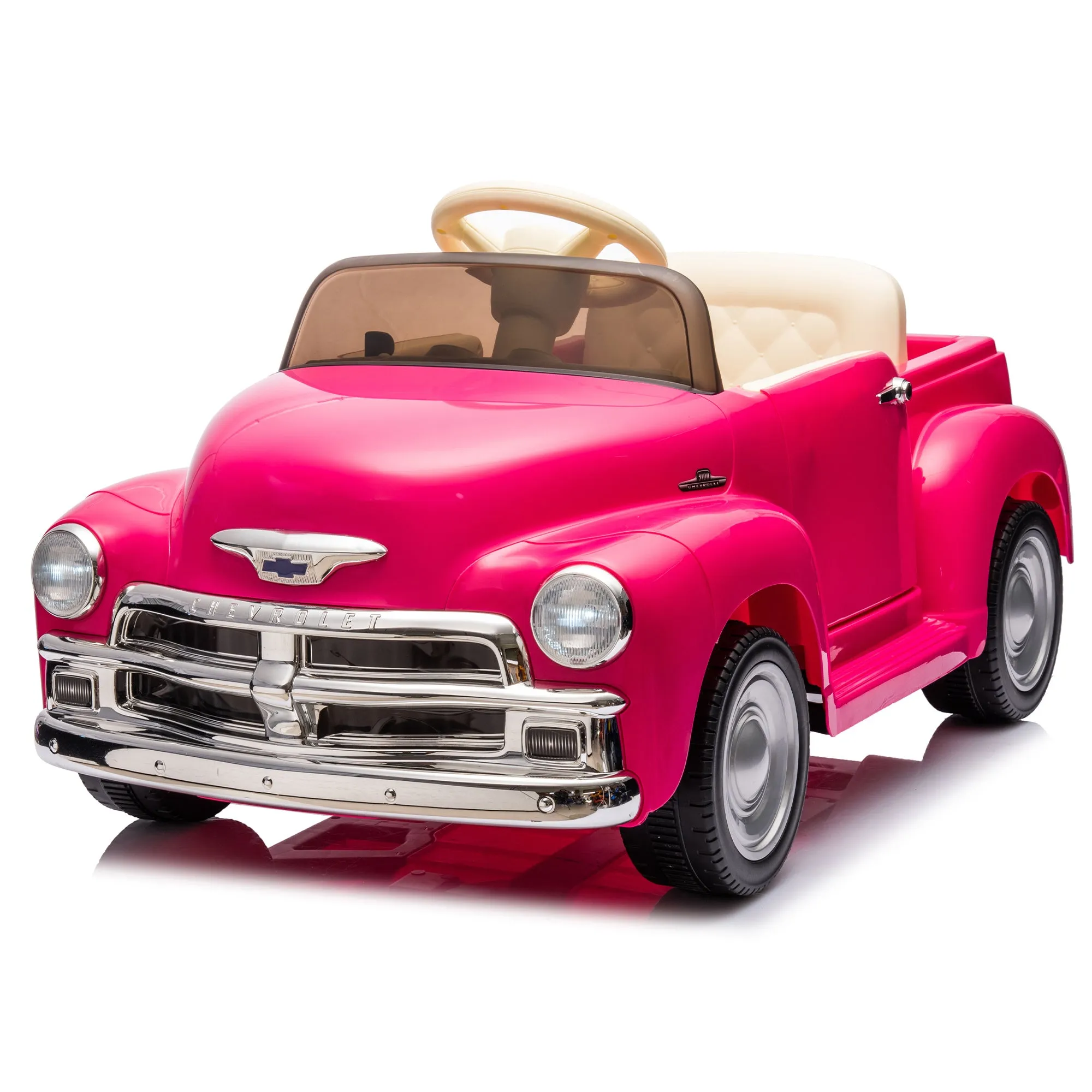 12V Chevrolet 3100 Kids Ride-On Truck with Parent Control System