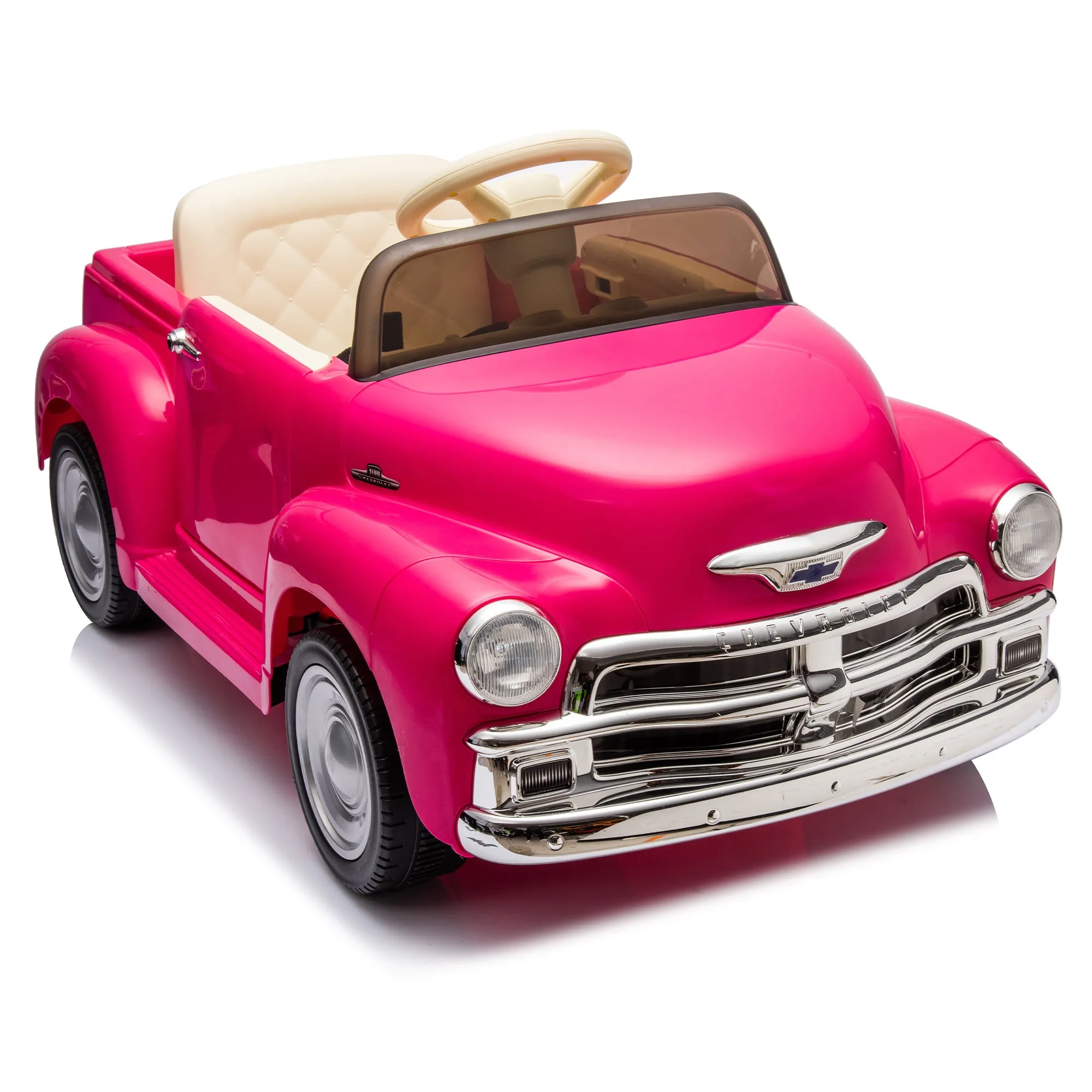 12V Chevrolet 3100 Kids Ride-On Truck with Parent Control System