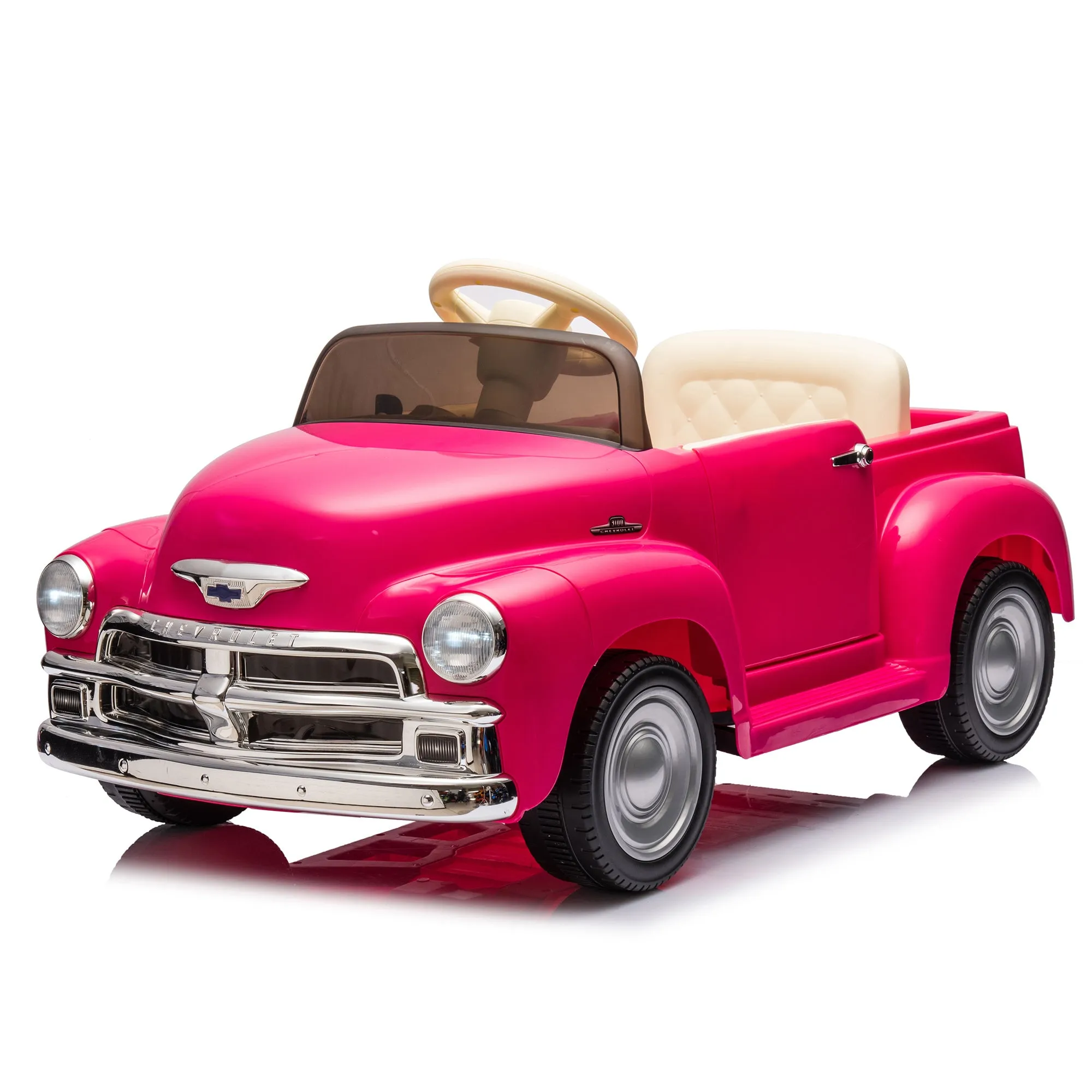 12V Chevrolet 3100 Kids Ride-On Truck with Parent Control System