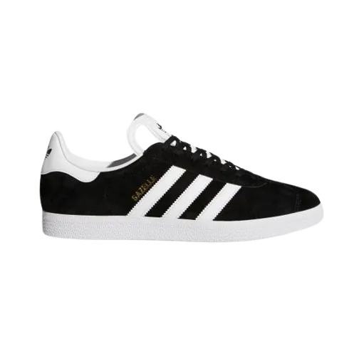 Adidas Men's Gazelle Shoes - Core Black / White / Gold Metallic