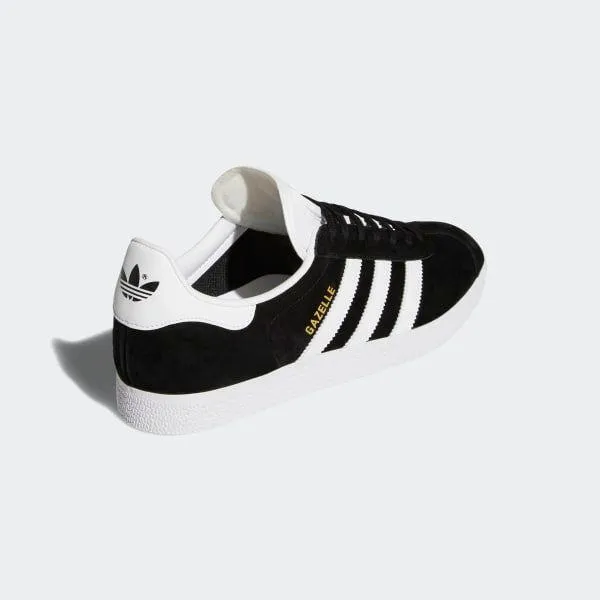 Adidas Men's Gazelle Shoes - Core Black / White / Gold Metallic