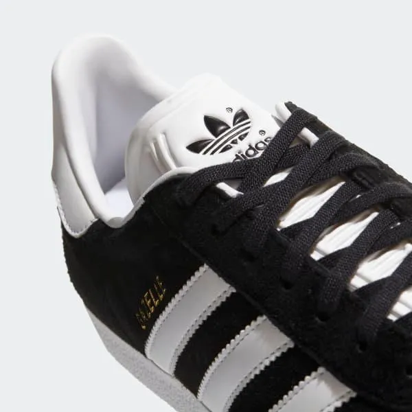 Adidas Men's Gazelle Shoes - Core Black / White / Gold Metallic