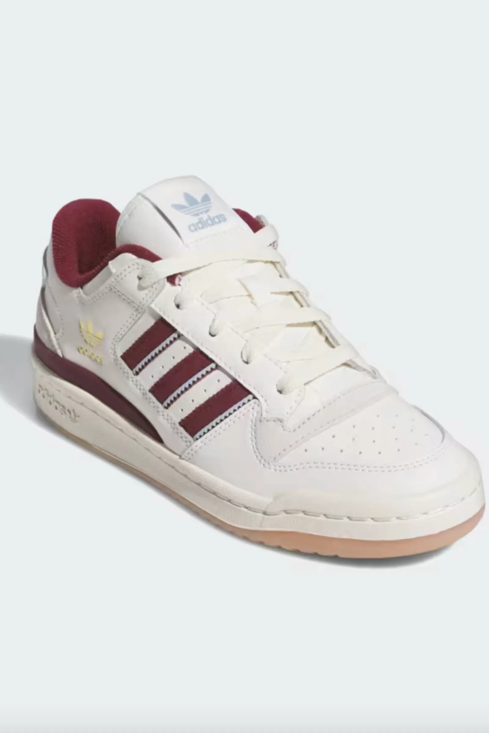 Adidas Originals Forum Low CL Red and White Shoes