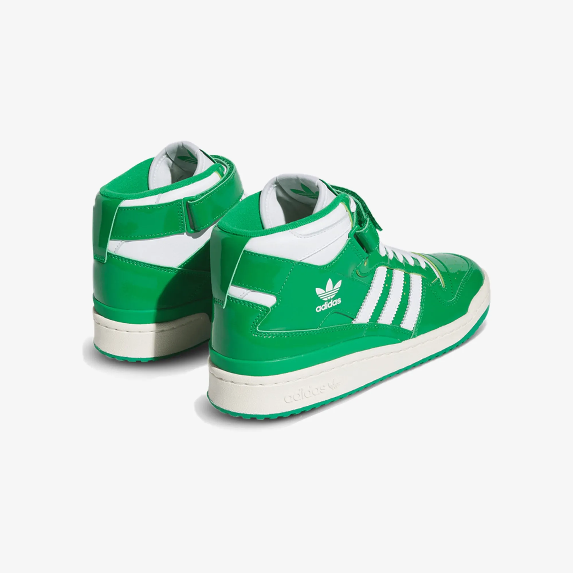 Adidas Originals | FORUM MID  { GREEN/FTWR WHITE/CREAM WHITE