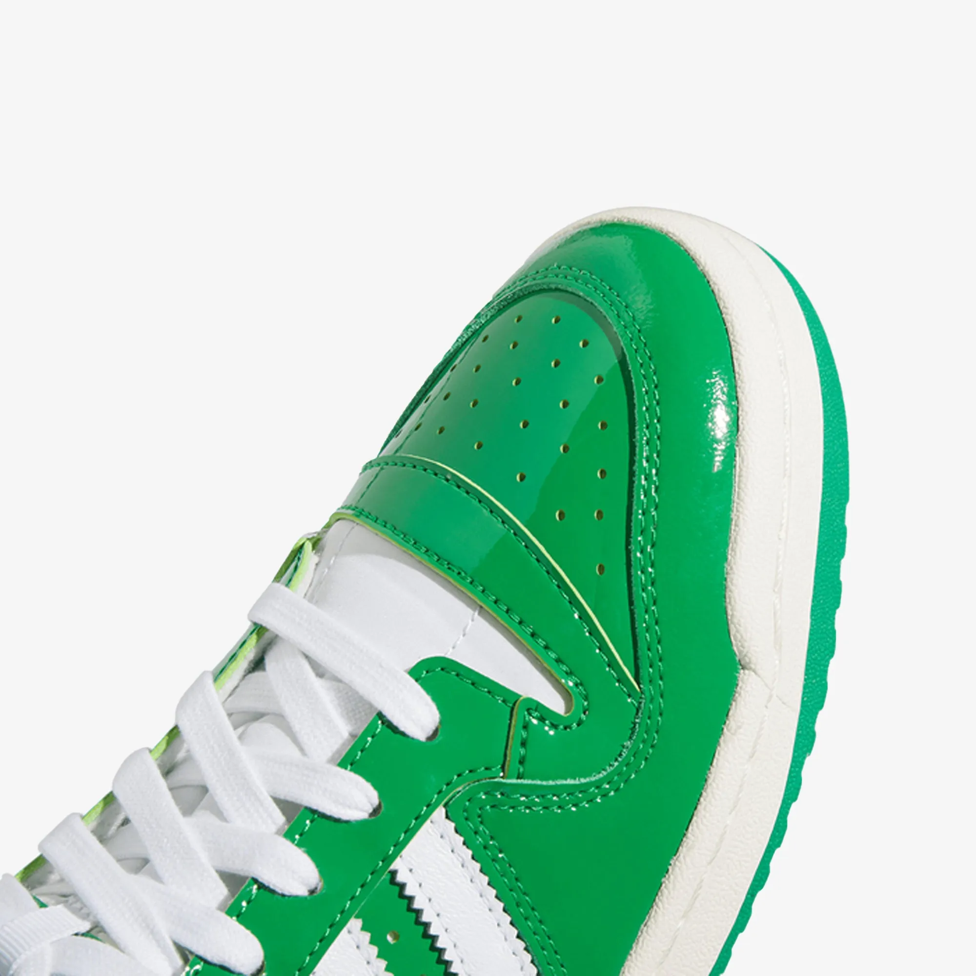 Adidas Originals | FORUM MID  { GREEN/FTWR WHITE/CREAM WHITE