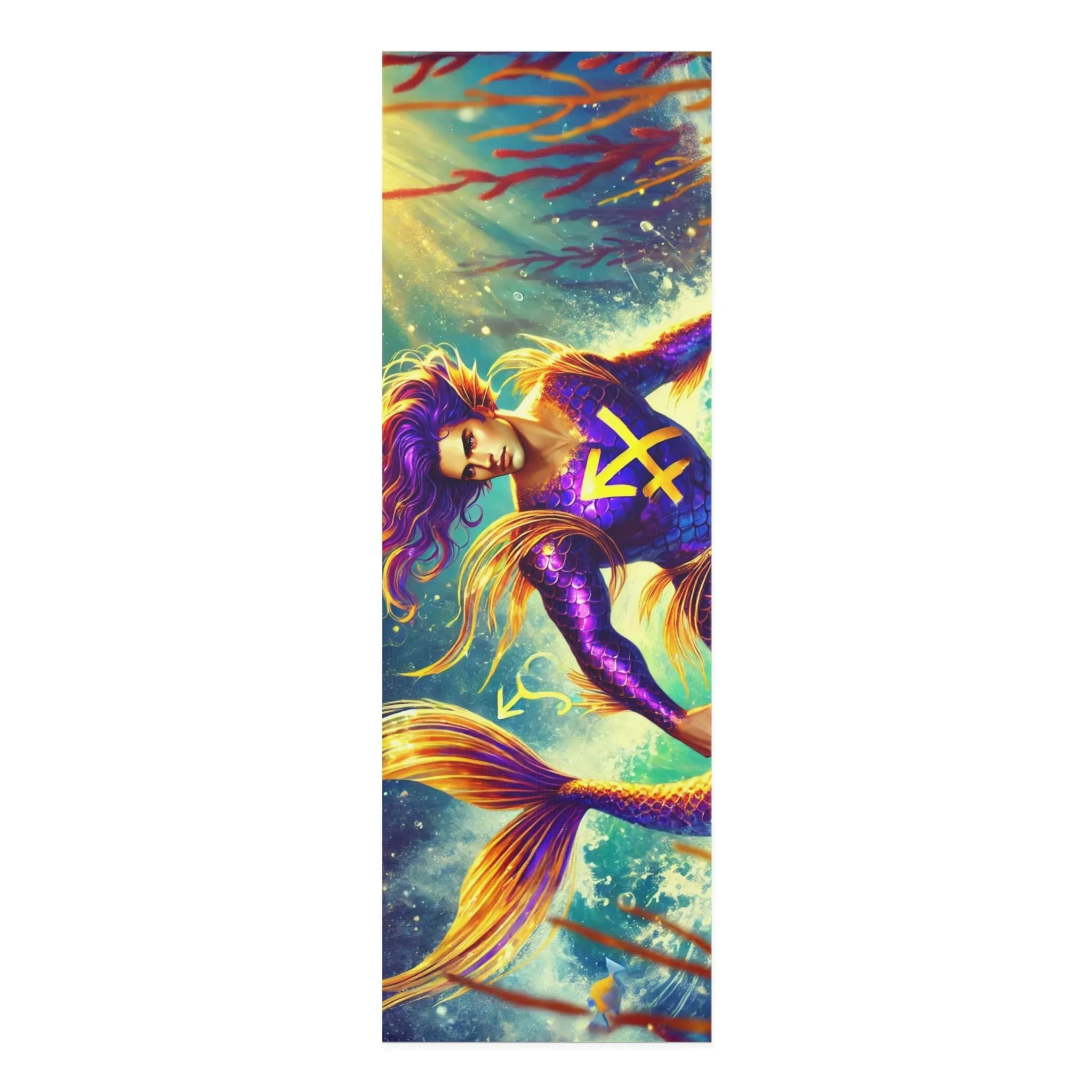 Adventurous Spirit: The Sagittarius Merman Yoga Mat