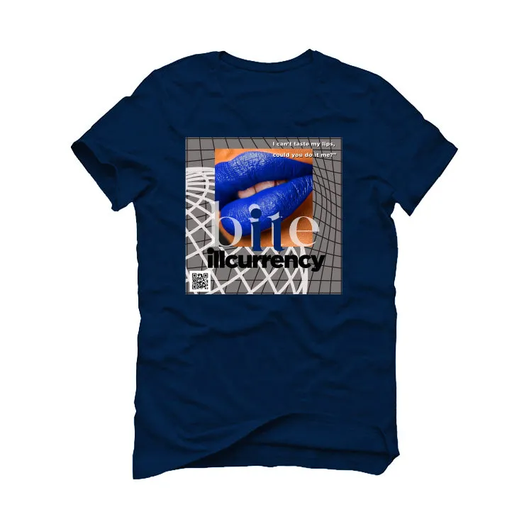 Air Jordan 13 "Brave Blue" 2022 | ILLCURRENCY Navy Blue T-Shirt (BITE IT)