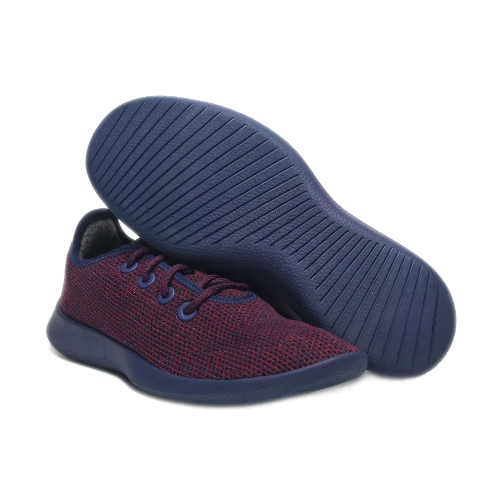 Allbirds Tree Runner Sport Shoes Wool Maroon Colour For Men