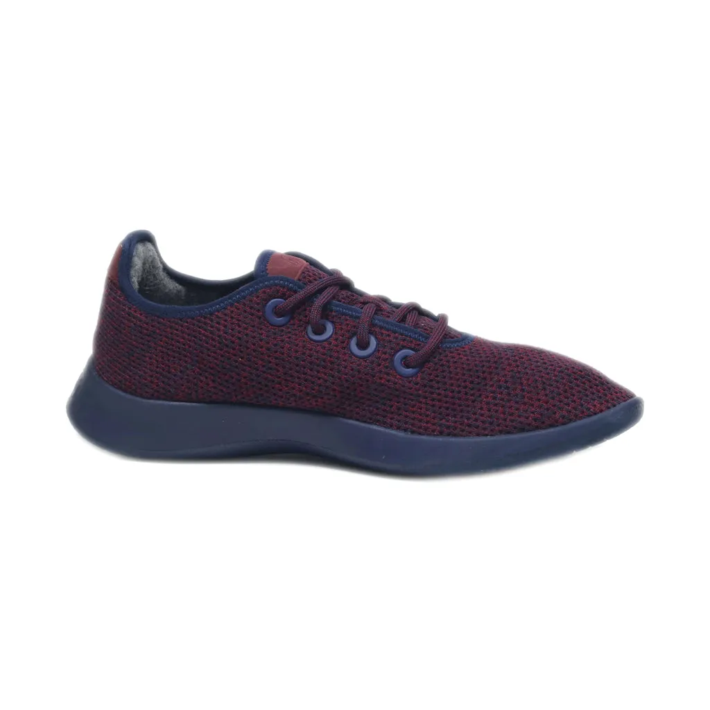 Allbirds Tree Runner Sport Shoes Wool Maroon Colour For Men