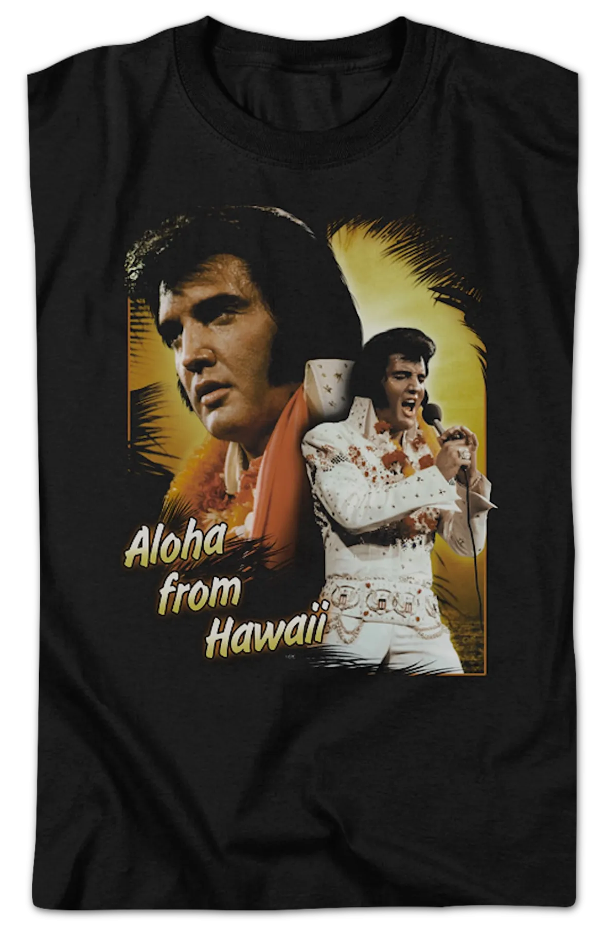 Aloha From Hawaii Collage Elvis Presley T-Shirt