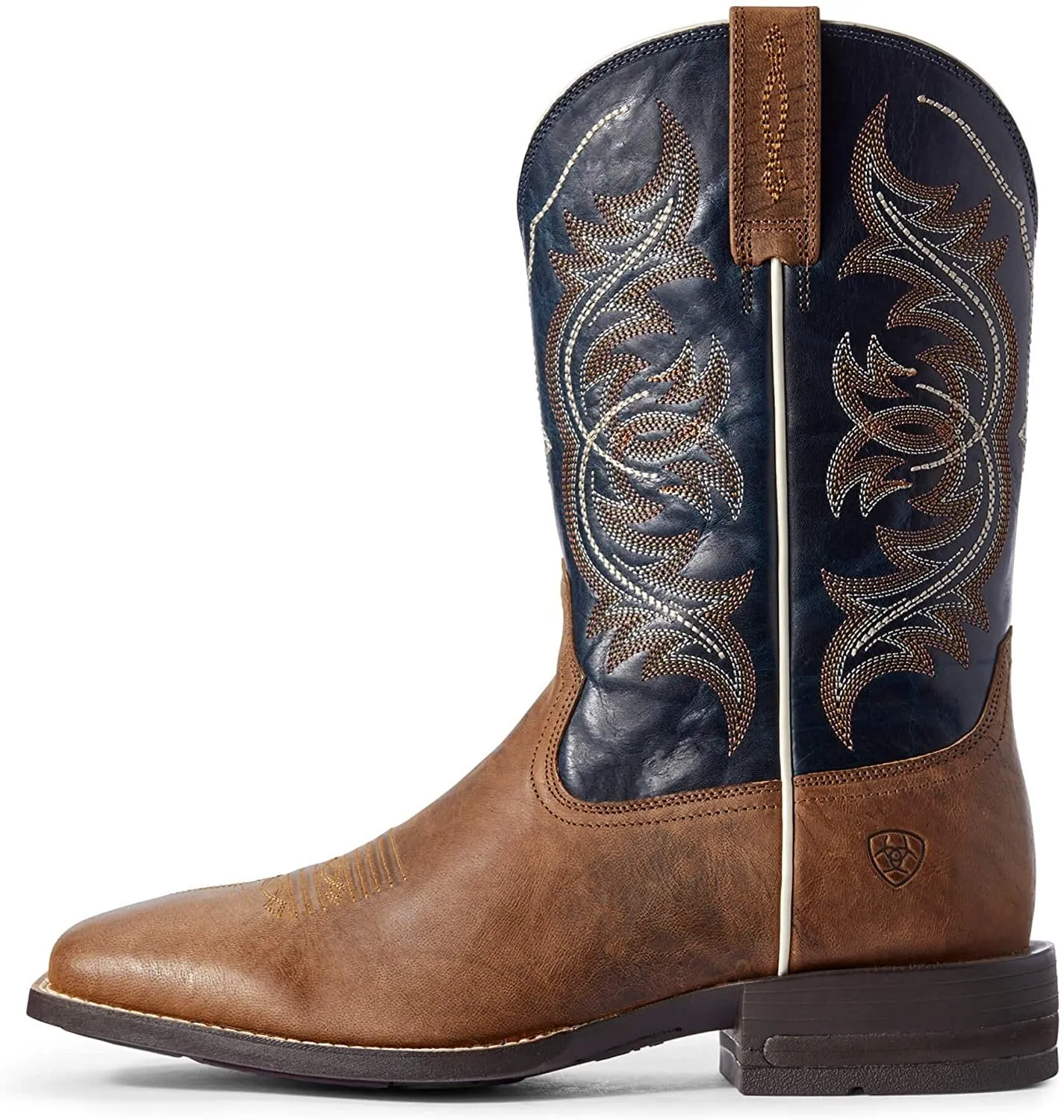 Ariat Men's Holder Western Boot, Old Oak/Canteen Coffee, 11.5 EE