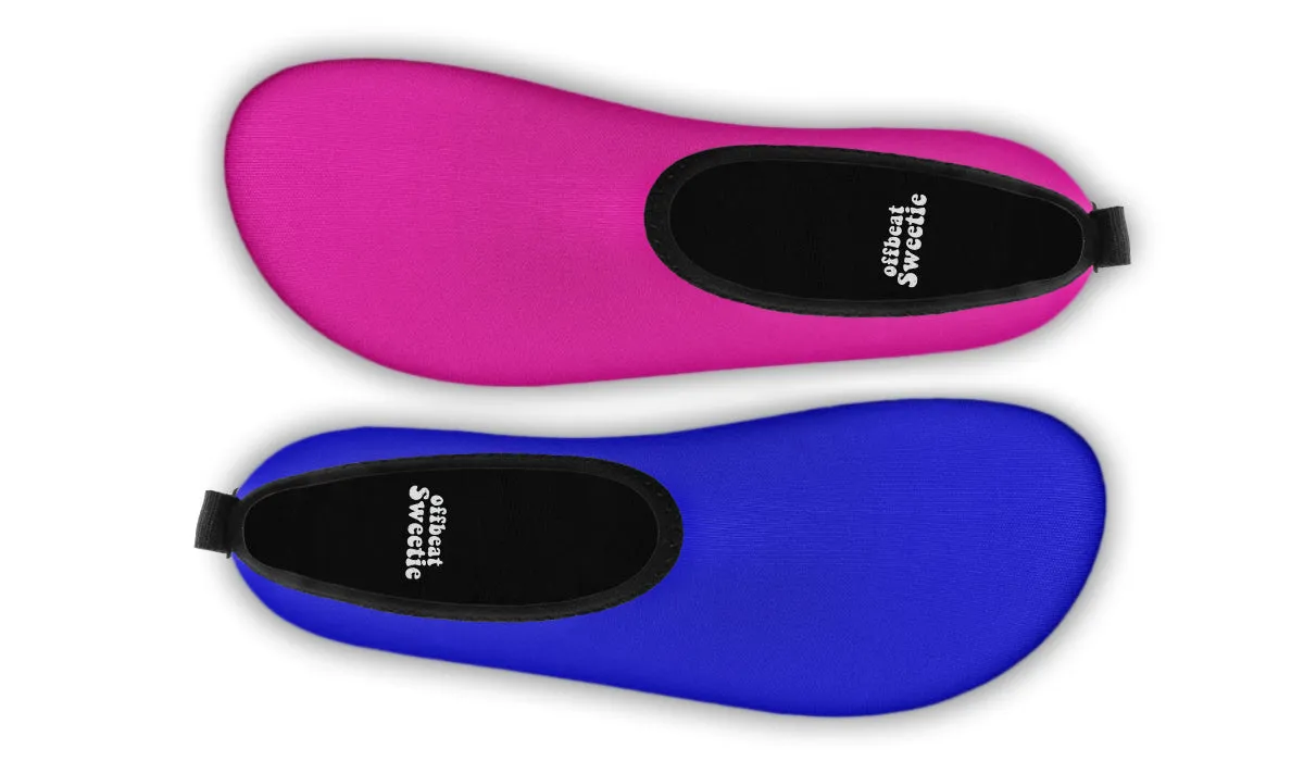 Blue And Pink Mismatch Water Shoes