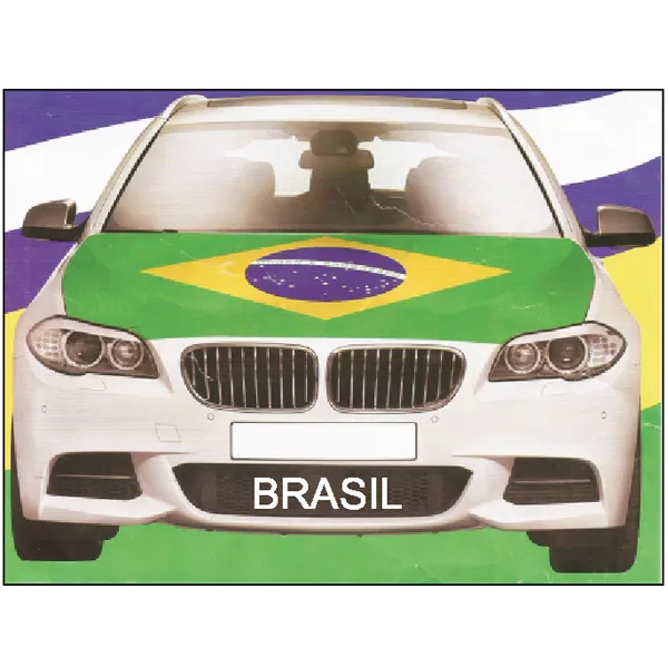 Brasil Car Hood World Flags