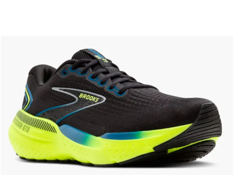 Brooks Glycerin GTS 21 Mens Running Shoe (Black/Blue/Nightlife)