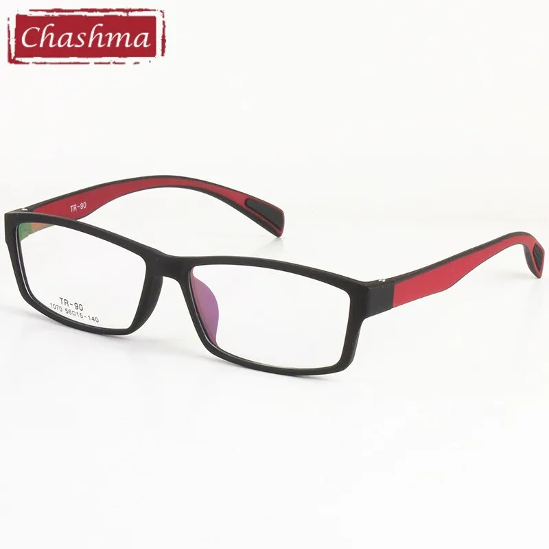 Chashma Unisex Full Rim Square Tr 90 Titanium Sport Eyeglasses 4666