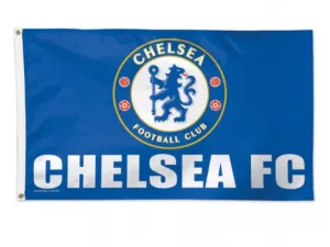 Chelsea FC WinCraft Sports Blue White Deluxe Indoor Outdoor Flag (3' x 5')