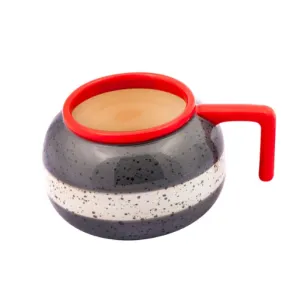 Curling Rock Mug - Red