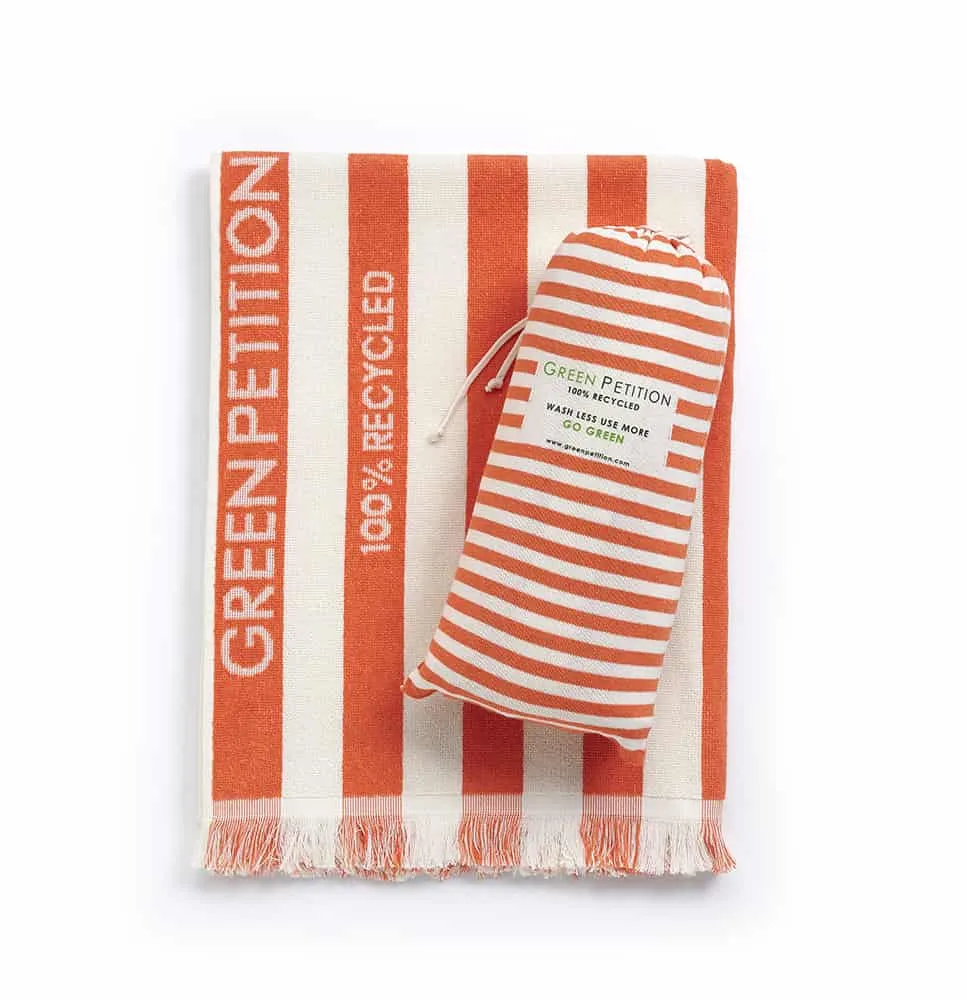 Delmor Tangerine Beach Towel