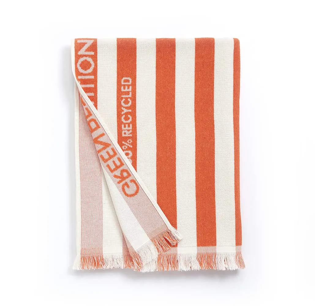 Delmor Tangerine Beach Towel