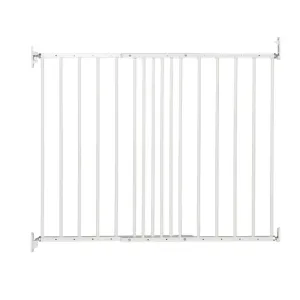 Dogspace Lucky extending pet gate, White