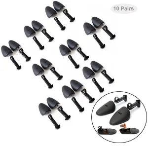 EchoDone | 10 Pairs Plastic Shoe Tree Stretcher Shaper for Men