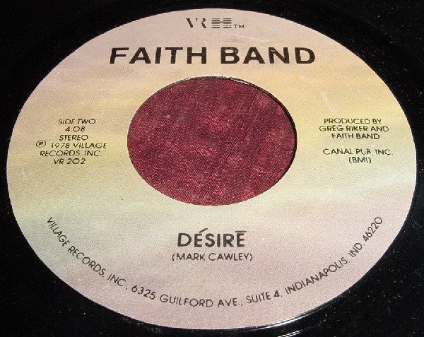 Faith Band - Dancin' Shoes / Desire (7", Single) (VG )