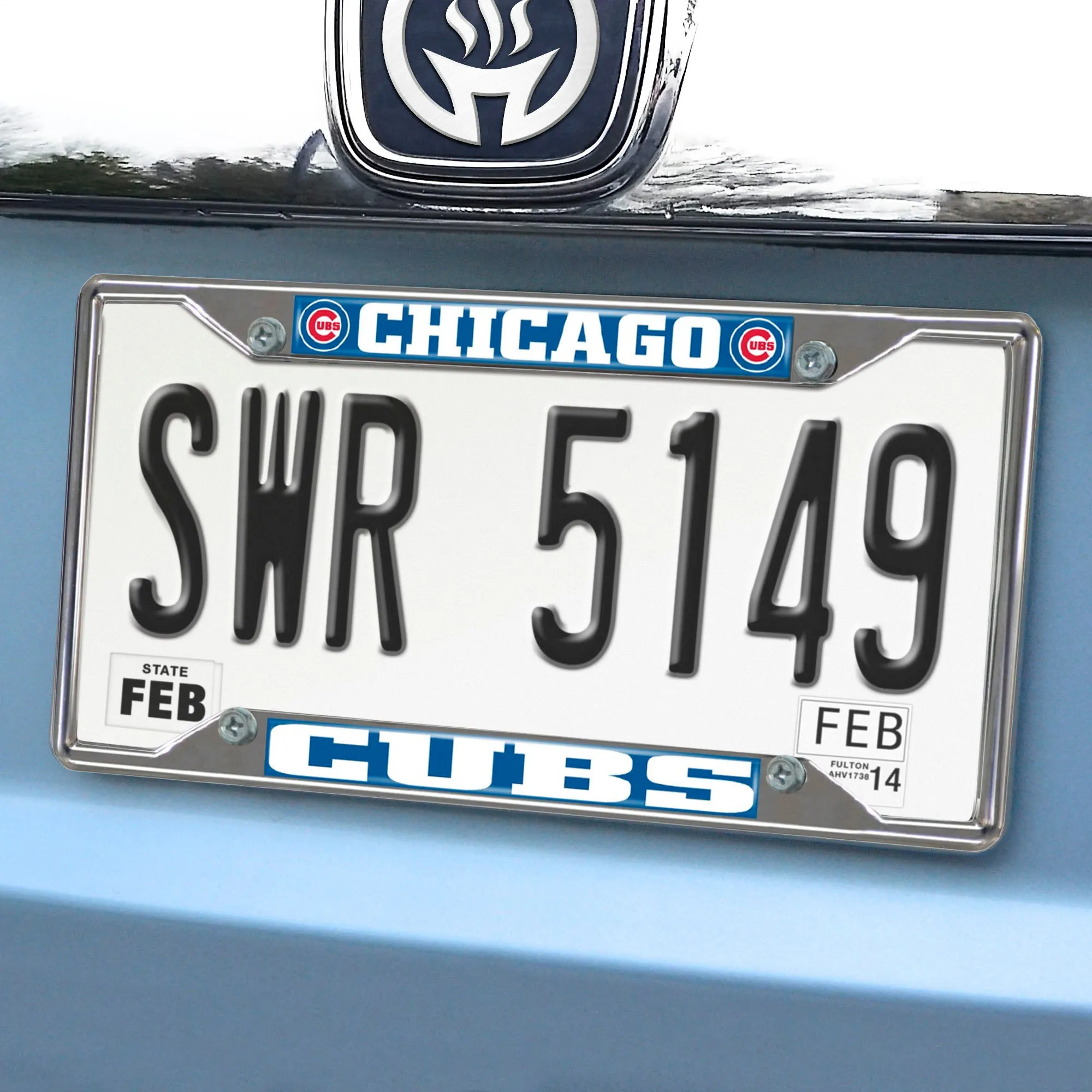 Fanmats Chicago Cubs License Plate Frame