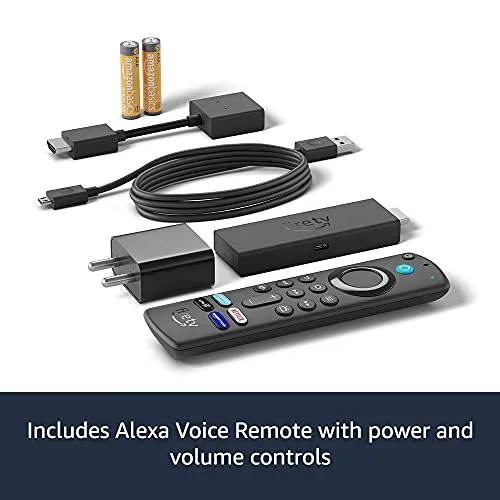 Fire TV Stick 4K Max streaming device, Wi-Fi 6, Alexa Voice Remote (includes TV controls)