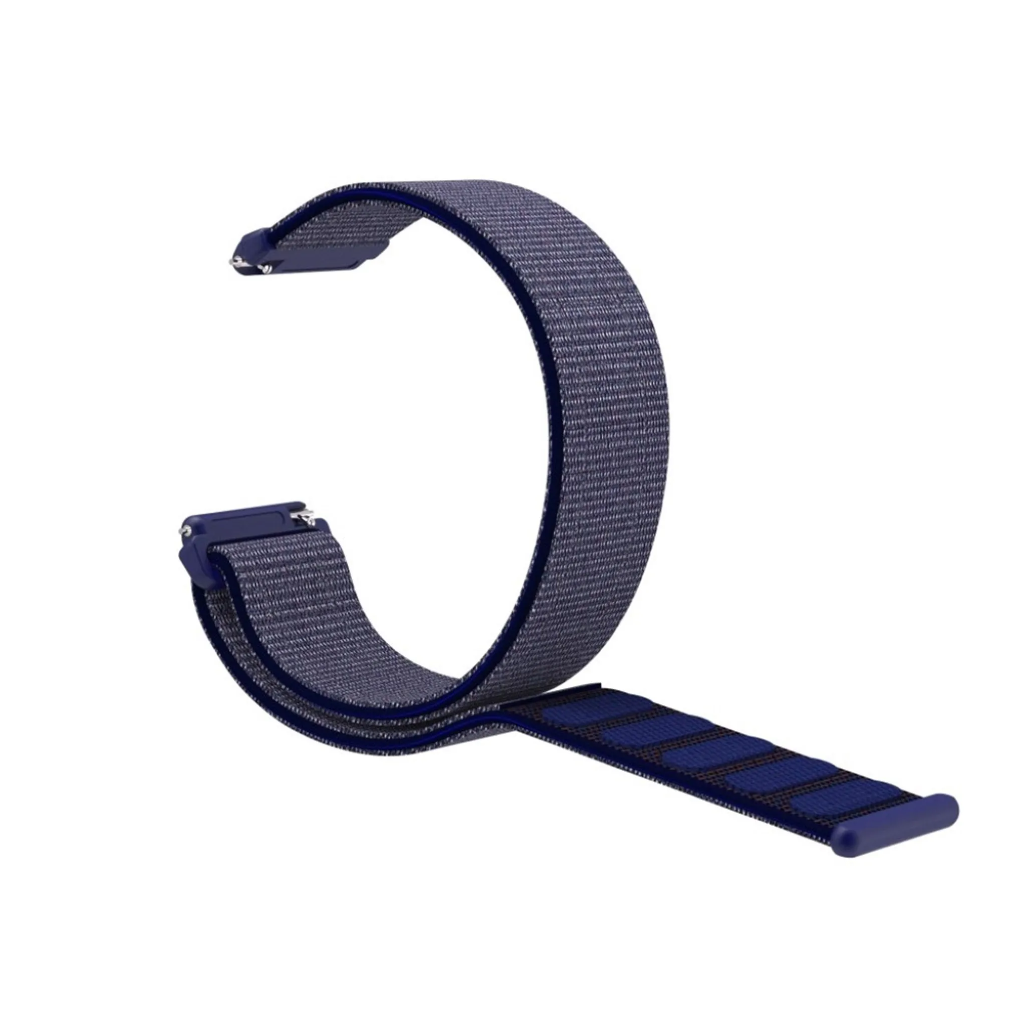 Fitbit Versa velcro closure flexible watchband - Midnight Blue