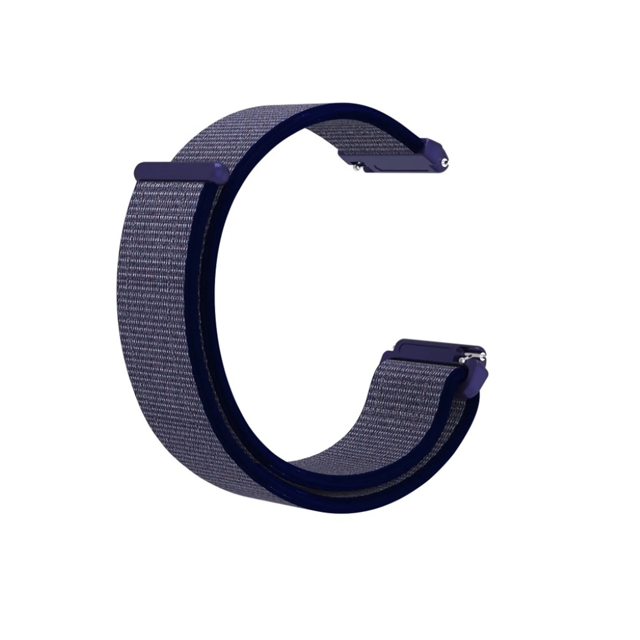 Fitbit Versa velcro closure flexible watchband - Midnight Blue