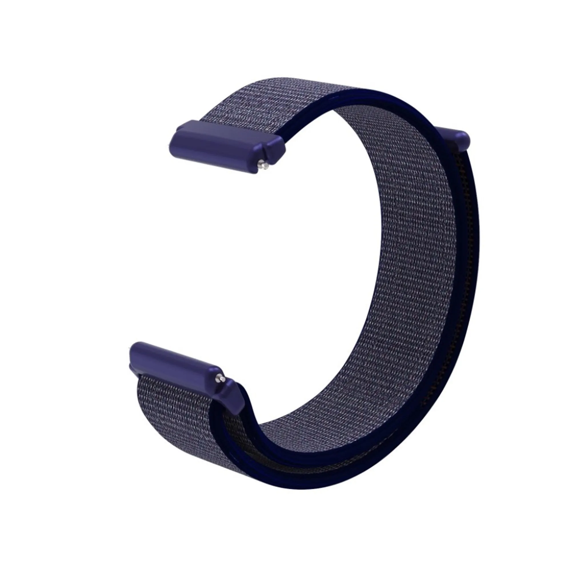 Fitbit Versa velcro closure flexible watchband - Midnight Blue