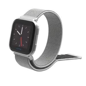 Fitbit Versa velcro closure flexible watchband - Silver