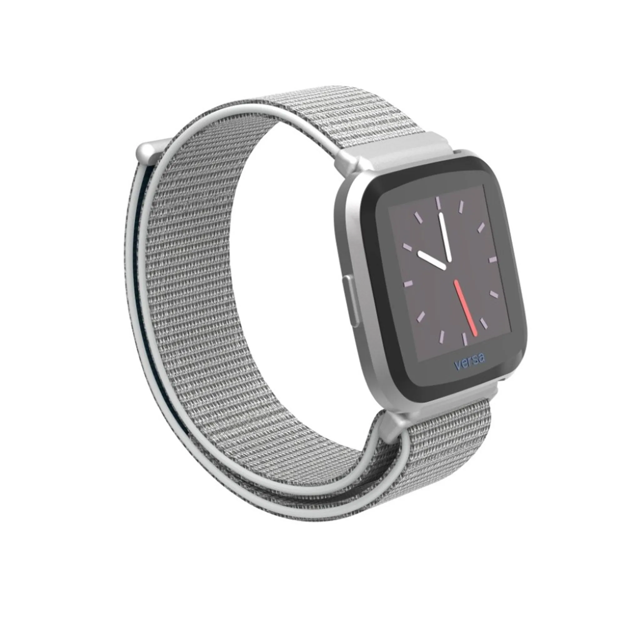 Fitbit Versa velcro closure flexible watchband - Silver