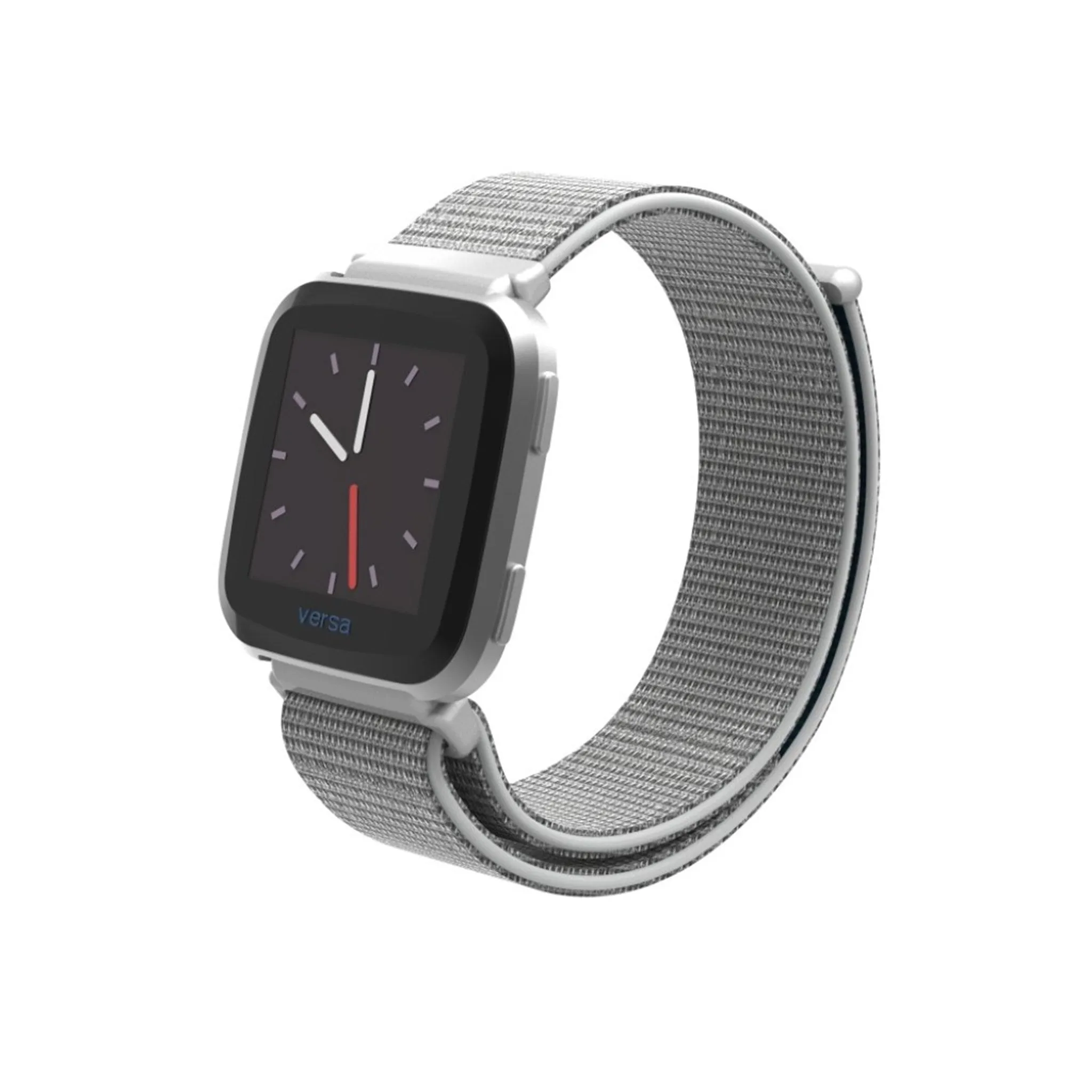 Fitbit Versa velcro closure flexible watchband - Silver