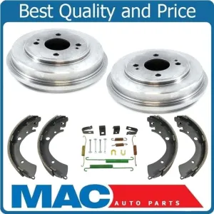 Fits For 2009 2014 Honda Fit Rear Brake Drum & Brake Shoes   Spring Kit 4pc