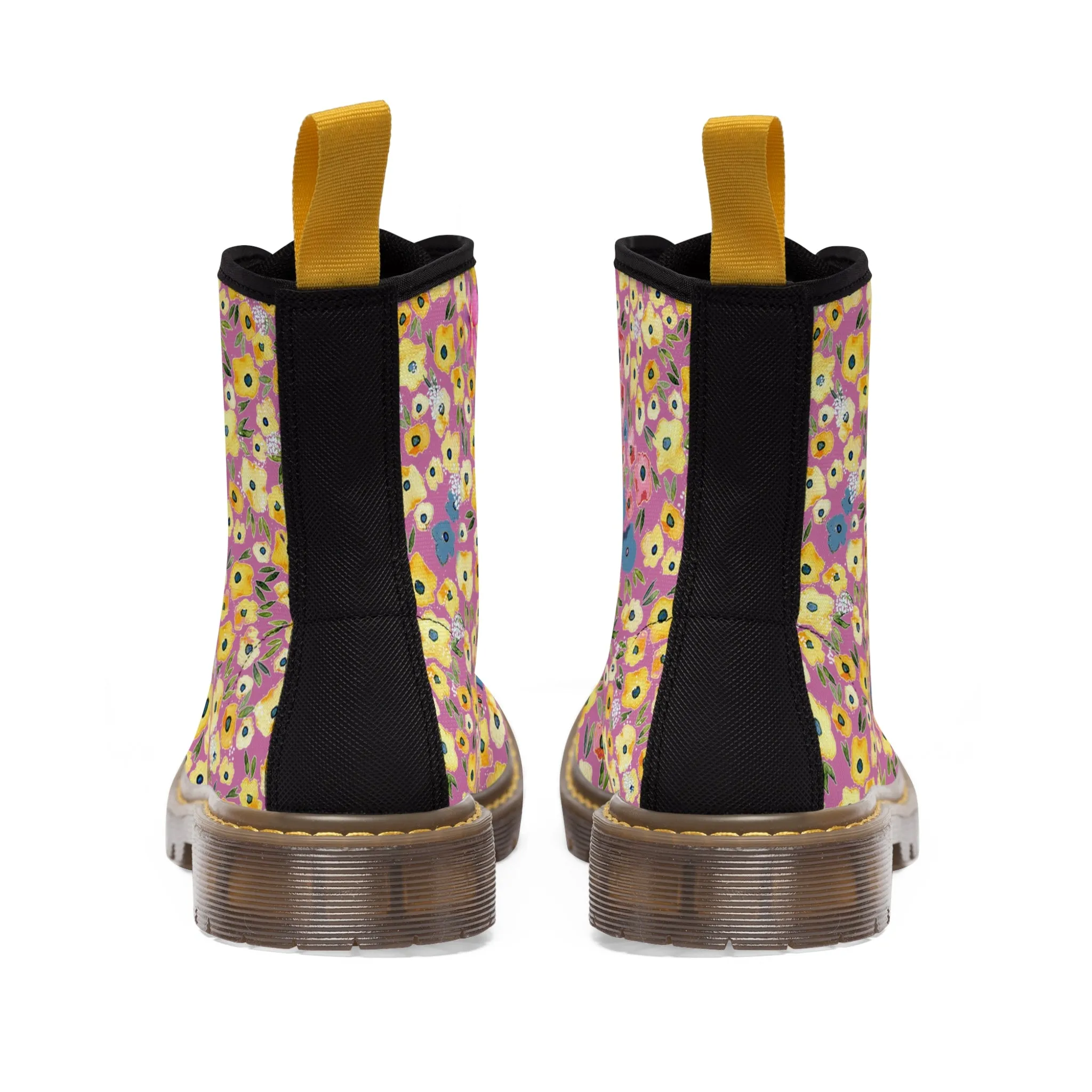 Floral Women's Canvas Boots