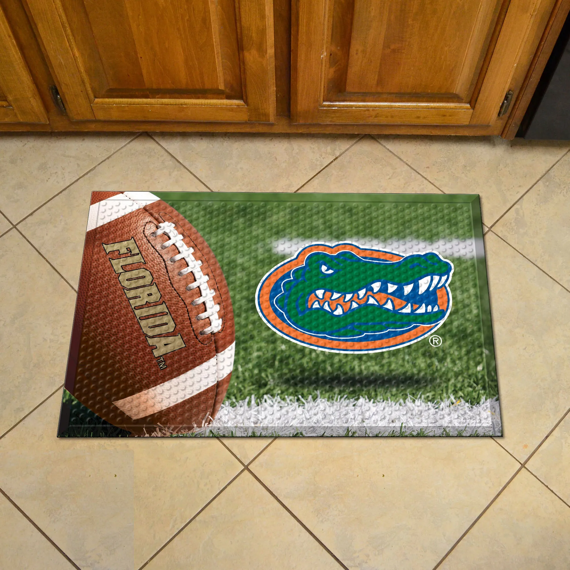 Florida Gators Rubber Scraper Door Mat