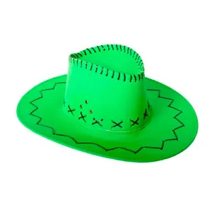 Fluro Green Cowboy/Cowgirl Hat