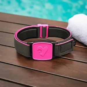 Freestyle Libre 2 CGM Sports & Swim Armband - Magenta Heart Libreband