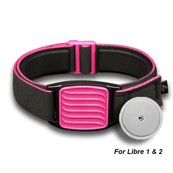 Freestyle Libre 2 CGM Sports & Swim Armband - Magenta Wave Libreband