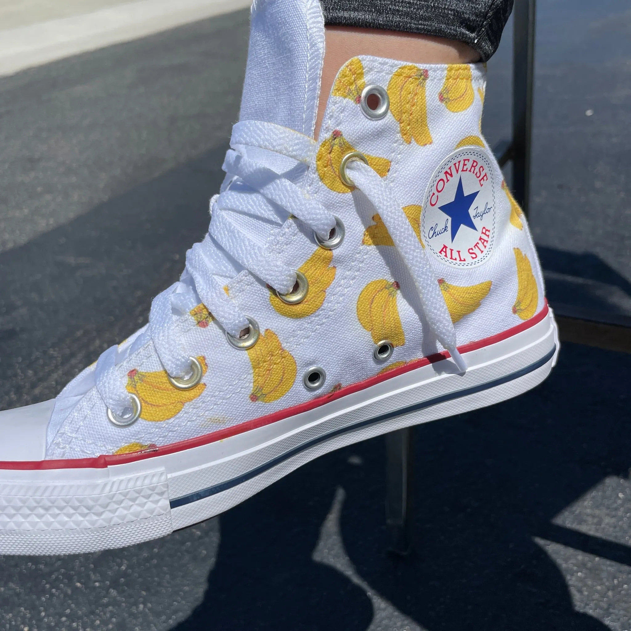 Go Bananas! - Custom High Tops - Custom Converse Shoes