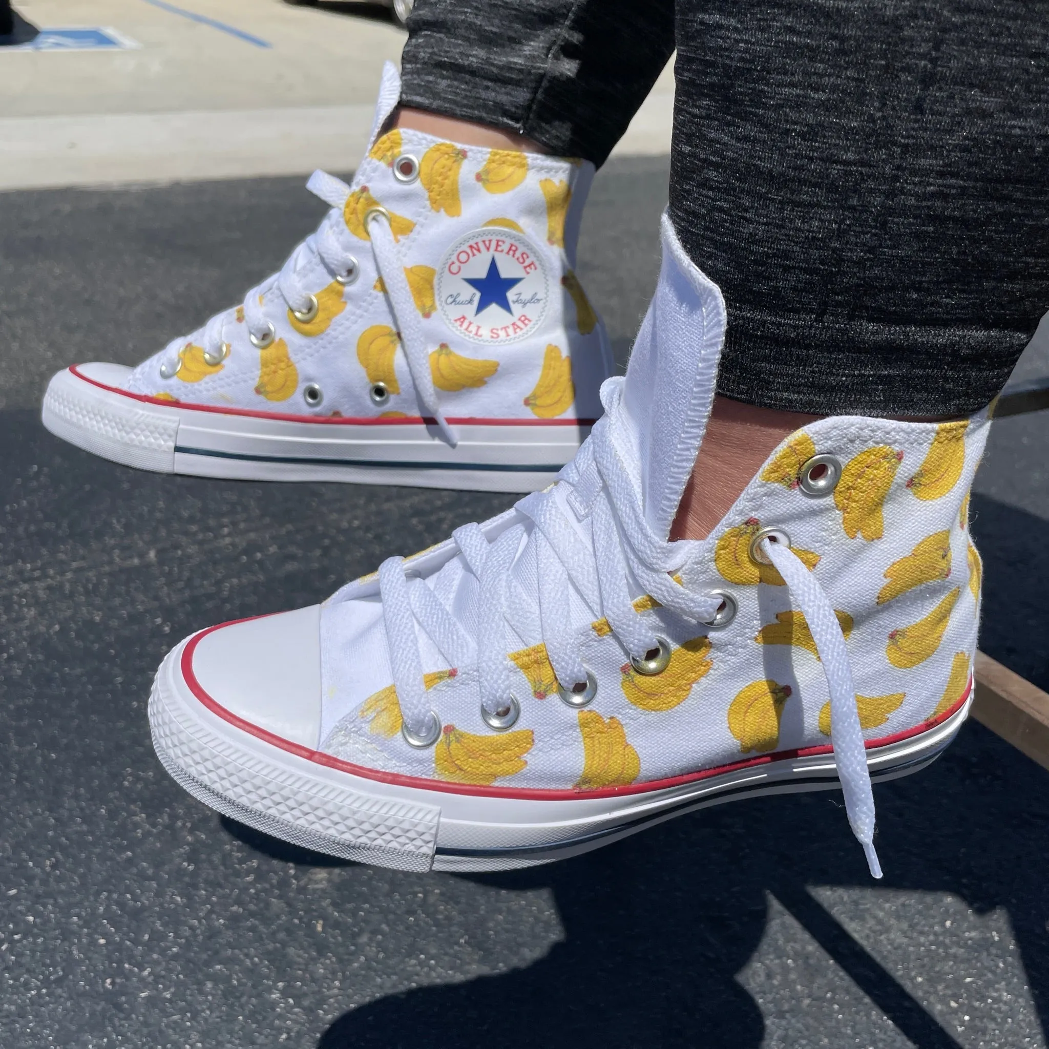 Go Bananas! - Custom High Tops - Custom Converse Shoes