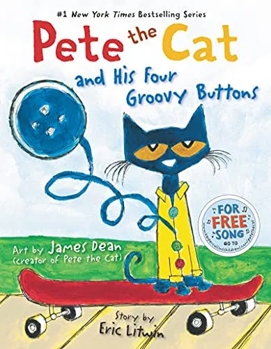 HarperCo pete the cat/4 groovy buttons