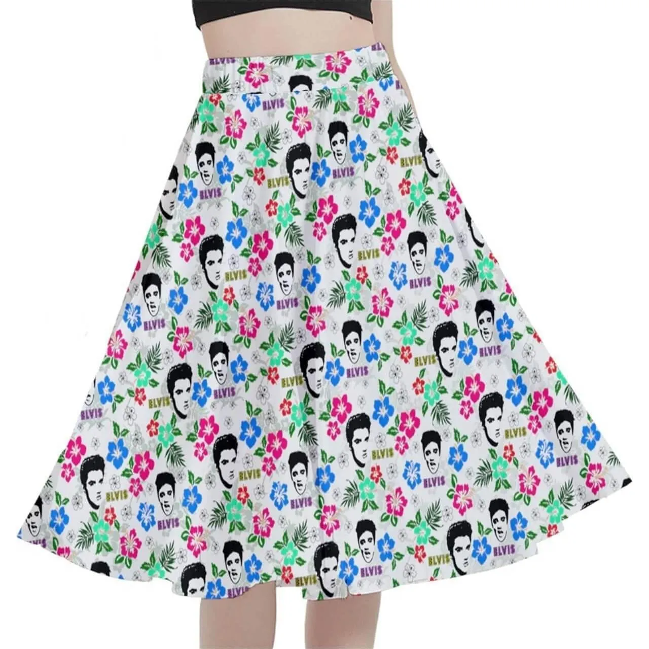 Hawaii Elvis Full Circle Skirt [IN STOCK]