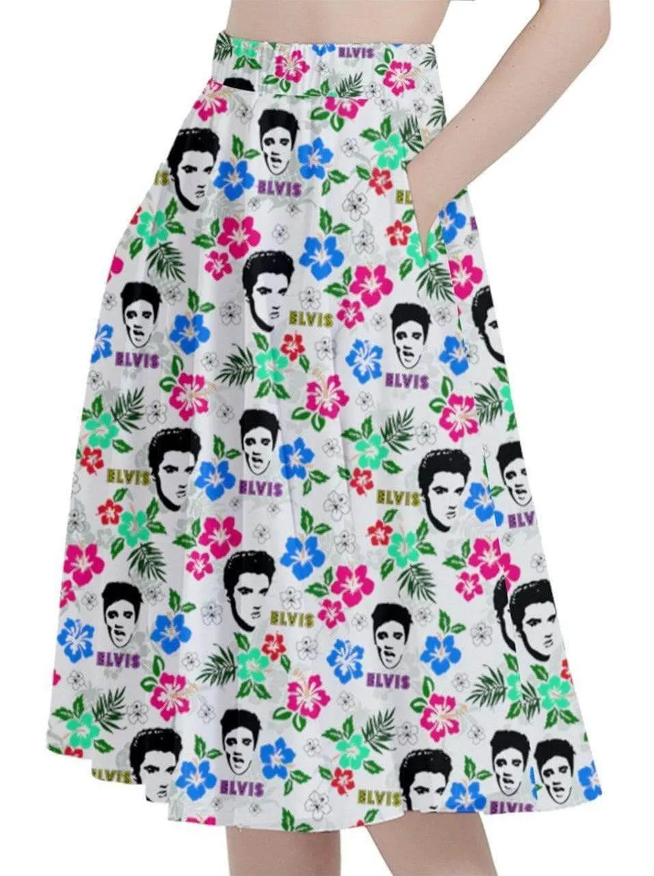 Hawaii Elvis Full Circle Skirt [IN STOCK]