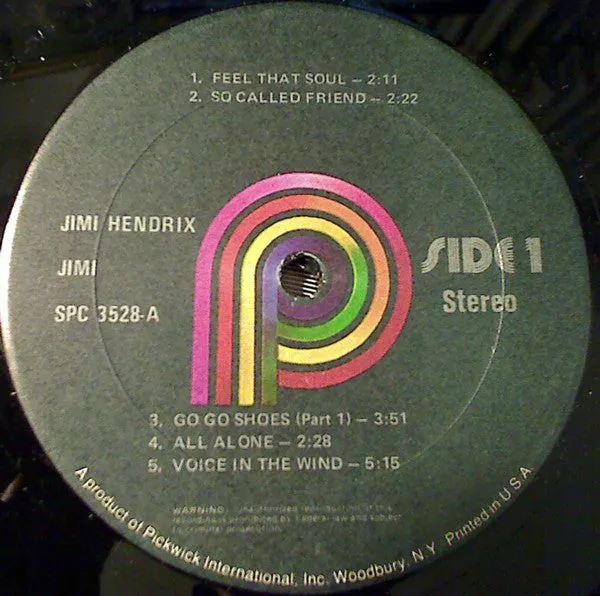 Jimi Hendrix - Jimi (LP) (VG )