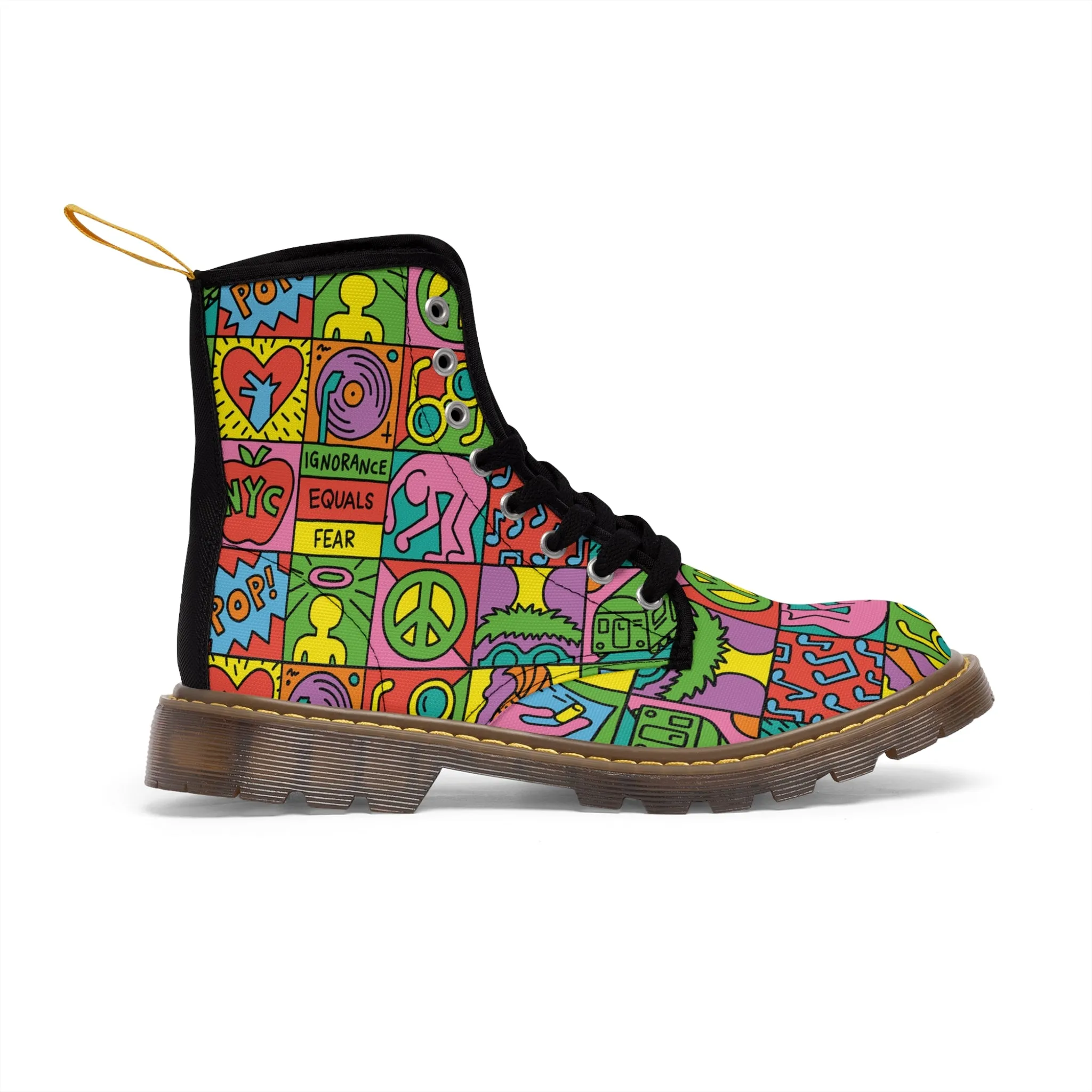 Keith Haring NY Women's Canvas Boots