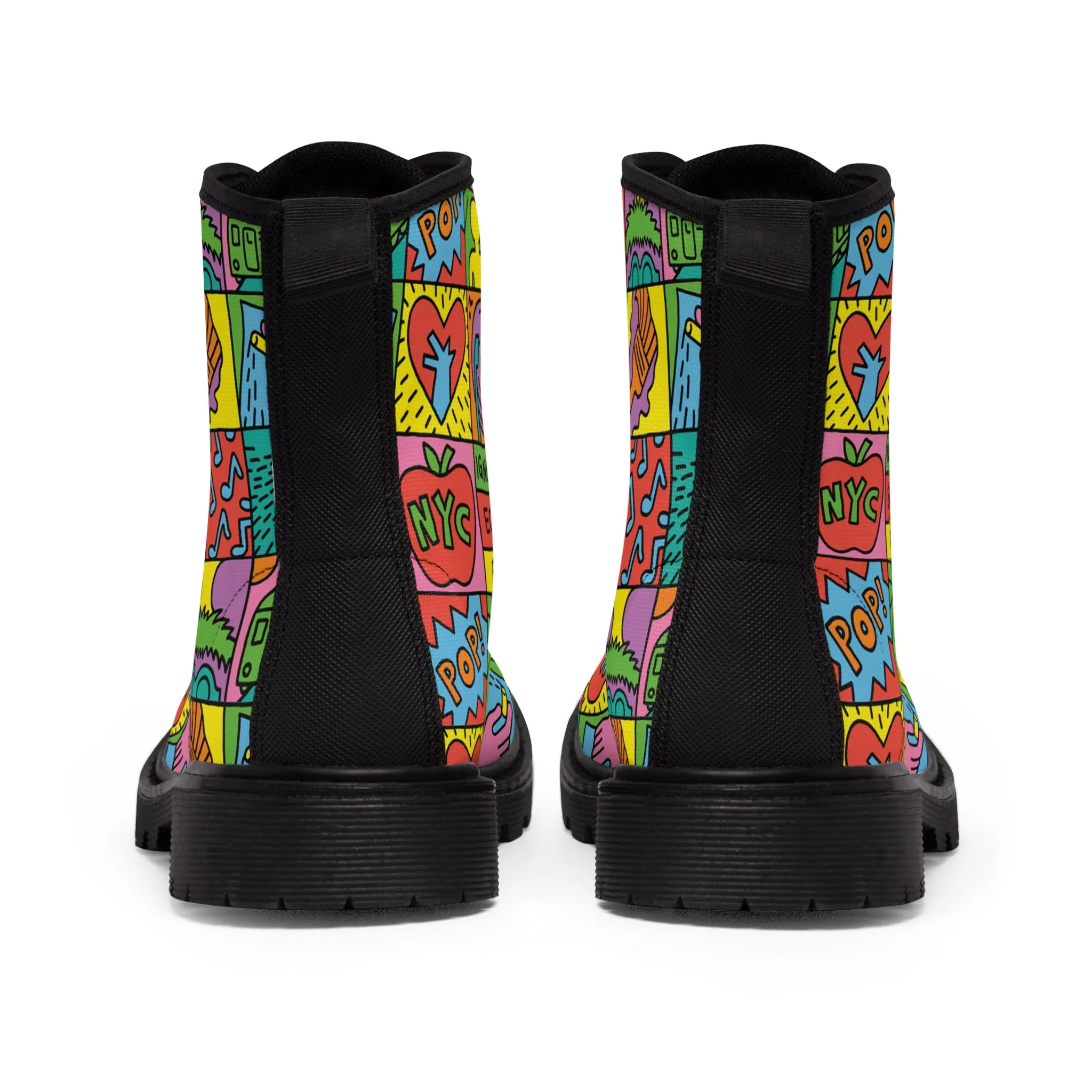 Keith Haring NY Women's Canvas Boots