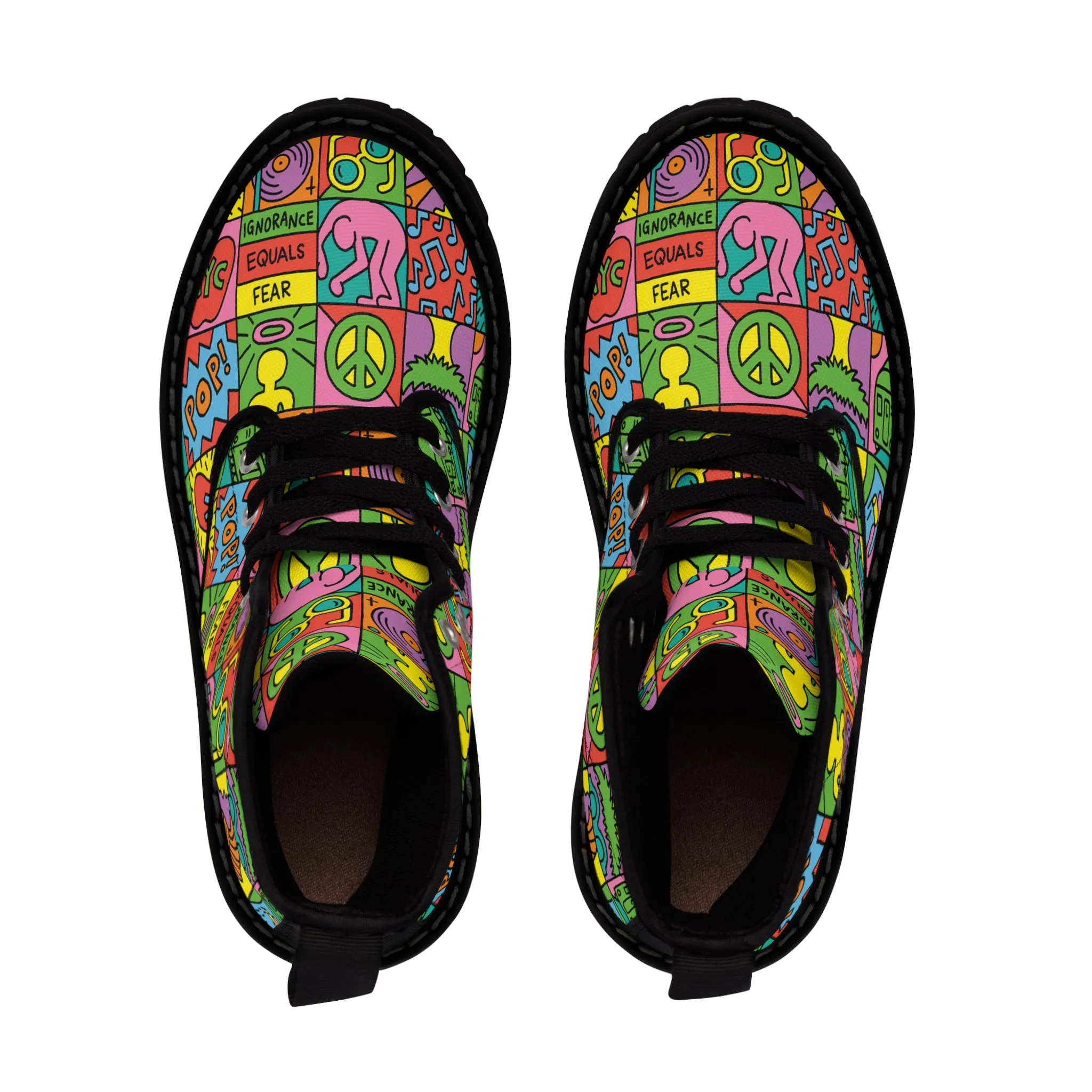 Keith Haring NY Women's Canvas Boots